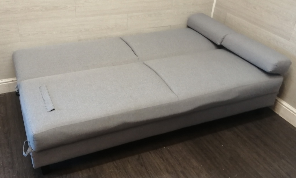 GREY CLICK-CLACK SOFA BED