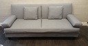 GREY CLICK-CLACK SOFA BED