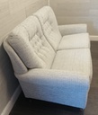 Grey modern but classic high back sofa