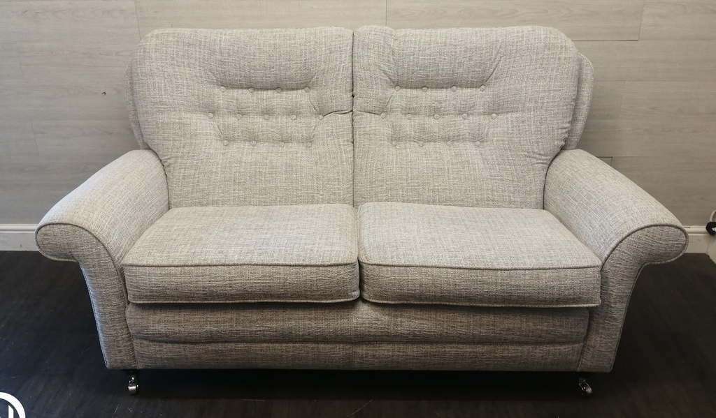 Grey modern but classic high back sofa