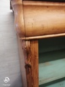 Lovely old pine bookcase with drawer