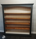 QUALITY LARGE PINE PAINTED BOOKCASE