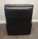 BLACK LEATHER RECLINER FOUR PEICE SUITE