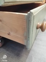 Pine Shabby Chic green wardrobe