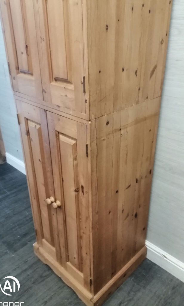 Solid Pine LINEN CUPBOARD/ Wardrobe
