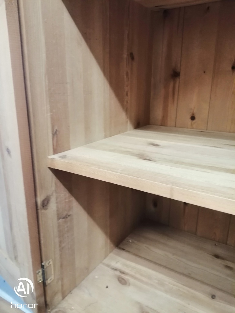 Solid Pine LINEN CUPBOARD/ Wardrobe
