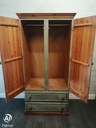 Pine Shabby Chic green wardrobe