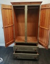Pine Shabby Chic green wardrobe