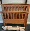 3ft Oak Style Bed Frame