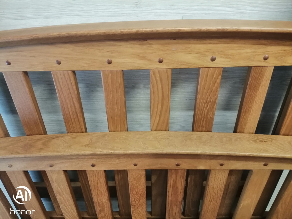 3ft Oak Style Bed Frame