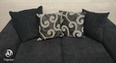 Two seater pillow back sofa