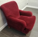 Laura Ashley Cranberry Red Armchair
