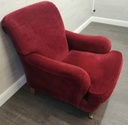 Laura Ashley Cranberry Red Armchair