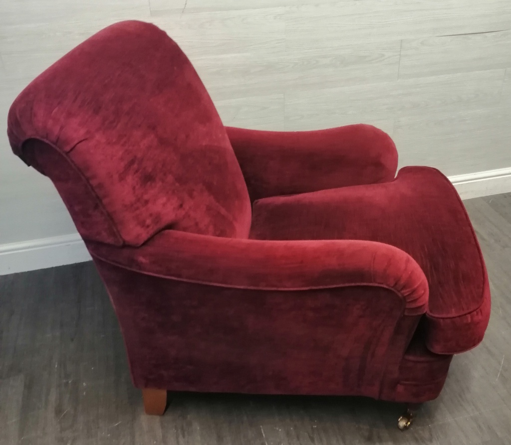 Laura Ashley Cranberry Red Armchair