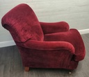 Laura Ashley Cranberry Red Armchair