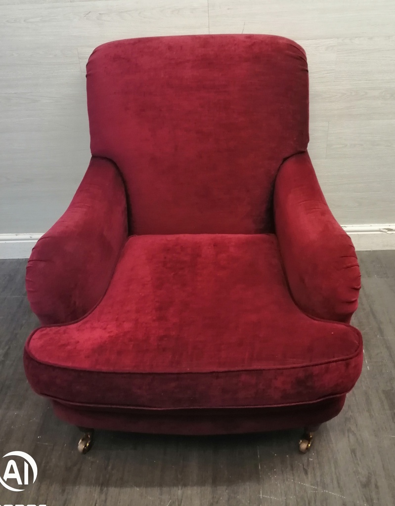 Laura Ashley Cranberry Red Armchair