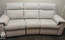 QUALITY  G PLANE CURVED BACK THREE SEATER SOFA