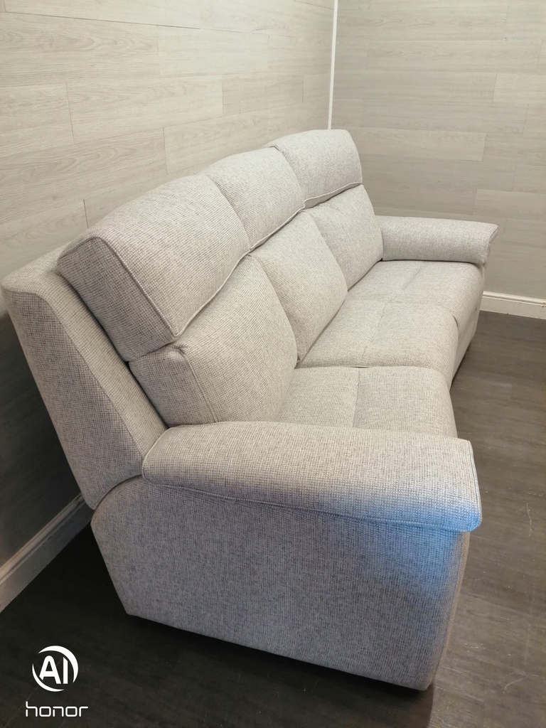 QUALITY  G PLANE CURVED BACK THREE SEATER SOFA