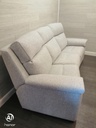 QUALITY  G PLANE CURVED BACK THREE SEATER SOFA