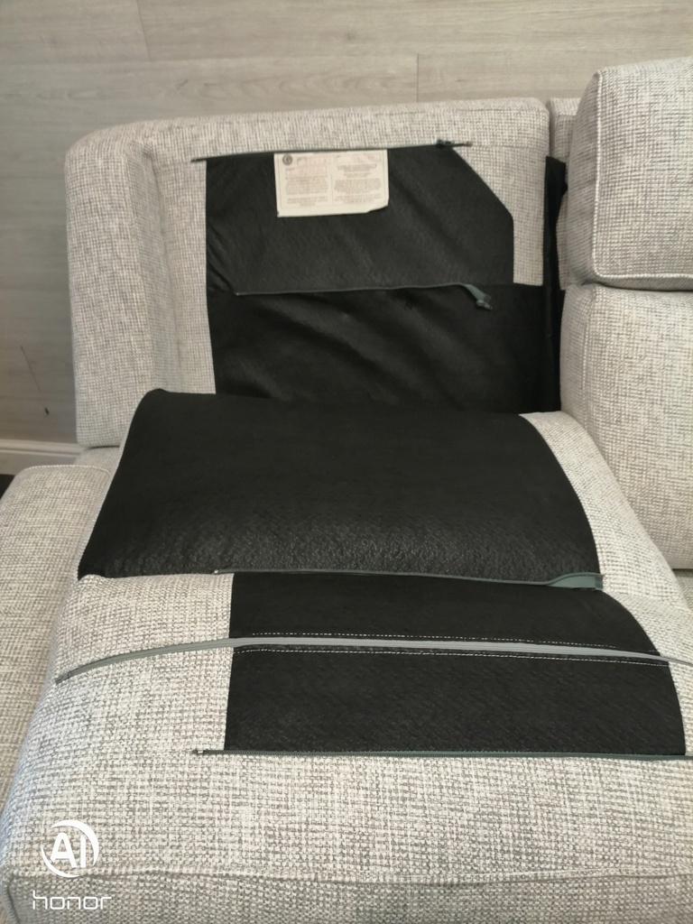 QUALITY  G PLANE CURVED BACK THREE SEATER SOFA