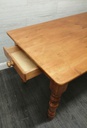 5ft SOLID PINE DINING TABLE WITH DRAWER