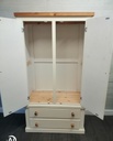SHAKER STYLE CREAM WARDROBE WITH DRAWERS