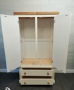 SHAKER STYLE CREAM WARDROBE WITH DRAWERS