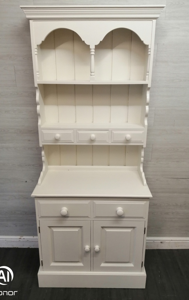 ‘School House White’ Neat Painted Pine Dresser