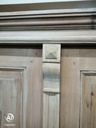 lovely antique old pine triple wardrobe