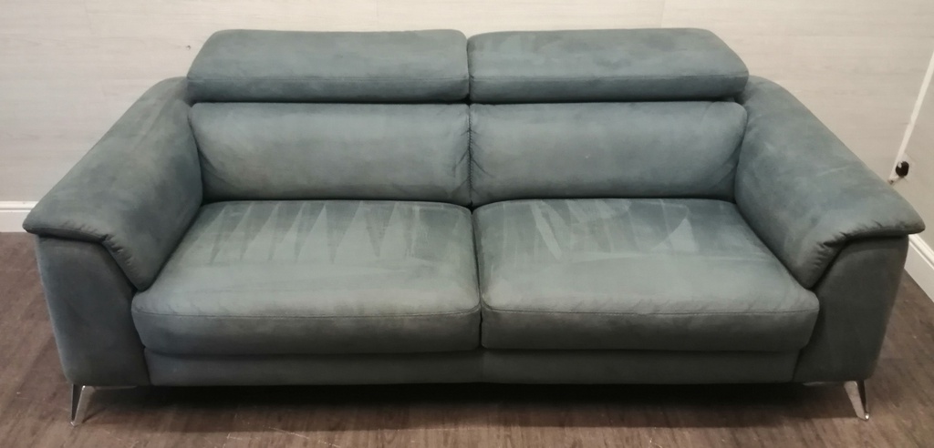 Lovely Grey Threeo Seater Sofa with Adjustable Headrest