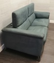 Lovely Grey Threeo Seater Sofa with Adjustable Headrest