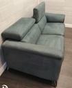 Lovely Grey Threeo Seater Sofa with Adjustable Headrest