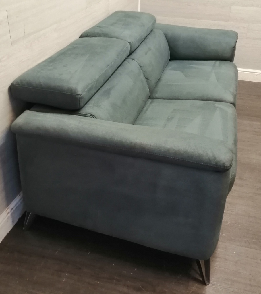 Lovely Grey Threeo Seater Sofa with Adjustable Headrest