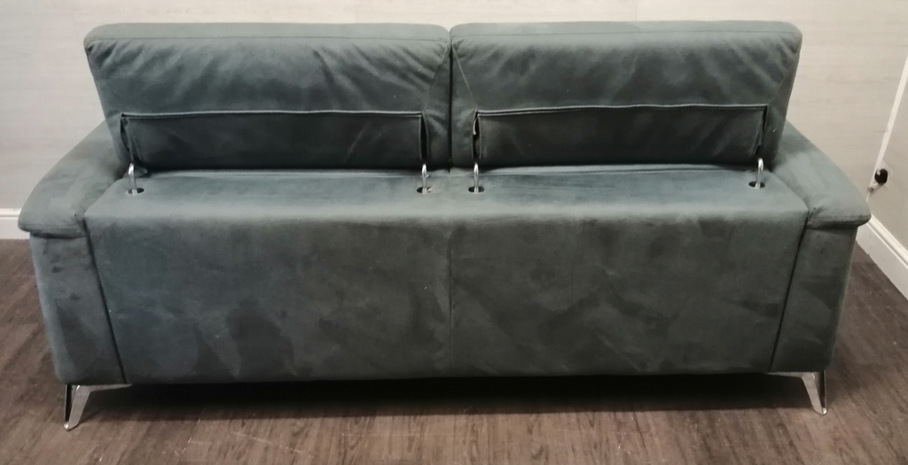 Lovely Grey Threeo Seater Sofa with Adjustable Headrest