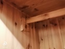 Solid pine double wardrobe with drawers