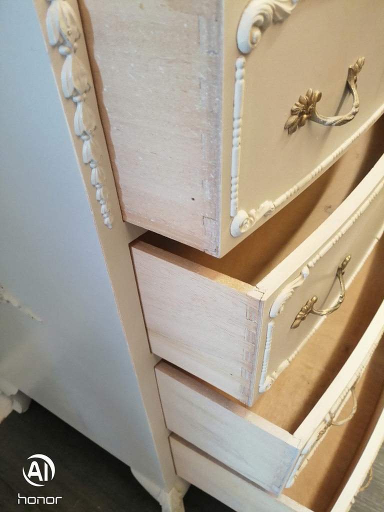 Marie Antoinette Style Four Drawer Chest