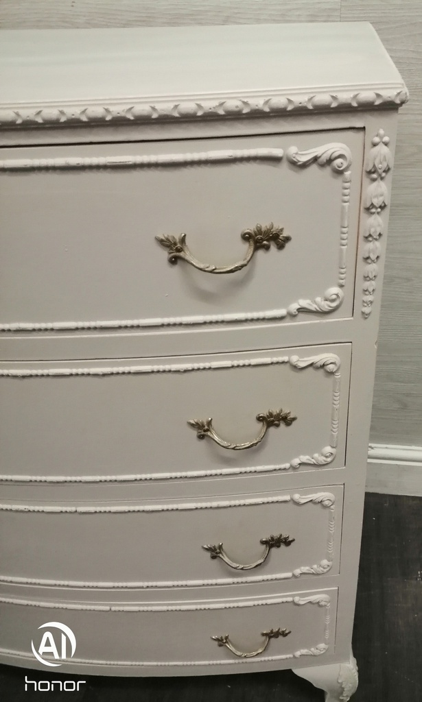Marie Antoinette Style Four Drawer Chest