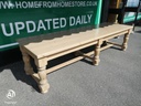 Large Solid Pine Chunky 3 Meter Dining table