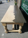 Large Solid Pine Chunky 3 Meter Dining table