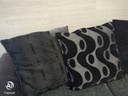 DFS GREY TONED PILLOW BACK CORNER SOFA