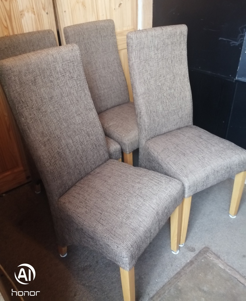 4 X Upholstered Dining  Chairs