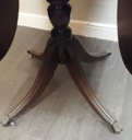 REPRO MAHOGANY DROP LEAF DINING TABLE
