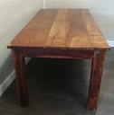 SHEESHAM DINING TABLE &amp; EIGHT CHAIR SET