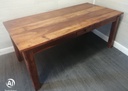 SHEESHAM DINING TABLE &amp; EIGHT CHAIR SET