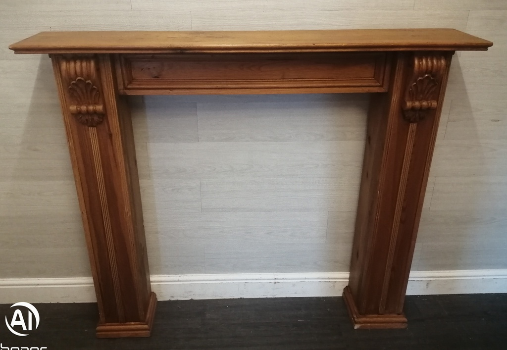 LOVELY PINE  FIREPLACE SURROUND