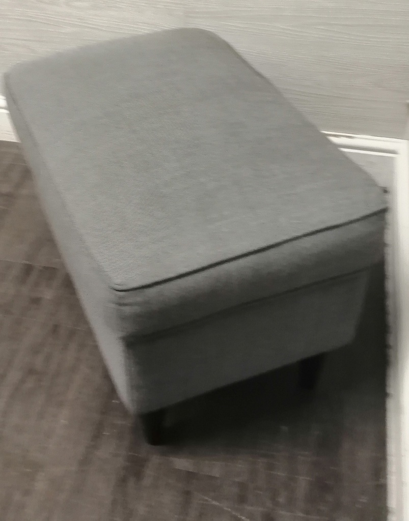 IKEA STANDMON GREY FOOTSTOOL
