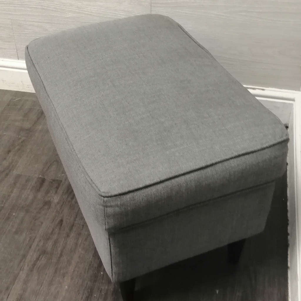 IKEA STANDMON GREY FOOTSTOOL