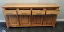 LOVELY QUALITY LARGE OAK SIDEBOARD
