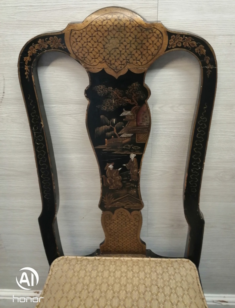 VINTAGE ORIENTAL CHINOISERIE CHAIR