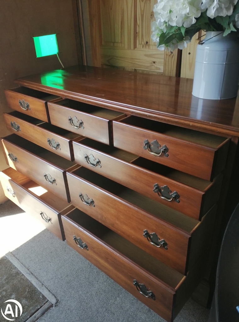 LARGE 9 DRAWER MERCHANT STYLE CHEST